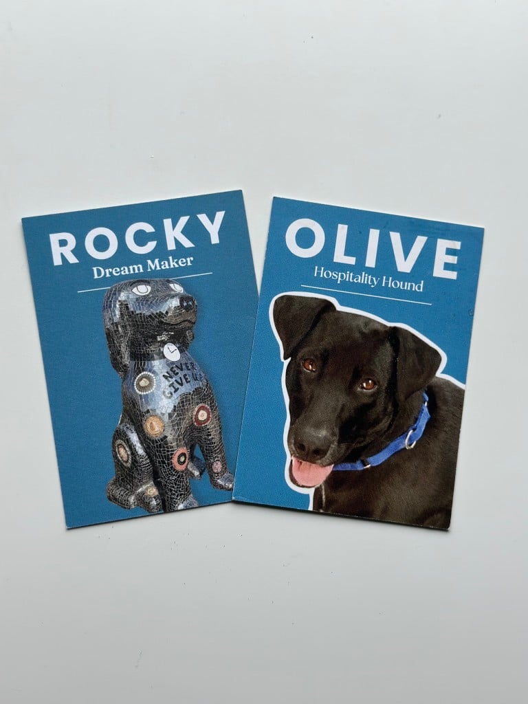 Hospitality Hound trading cards
