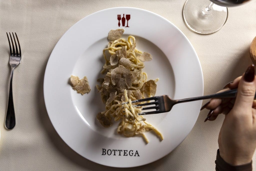 Cacio e Pepe with White Truffle. Tubay Yabut photo