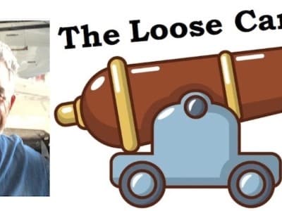 The Loose Cannon Header Graphic Stitched