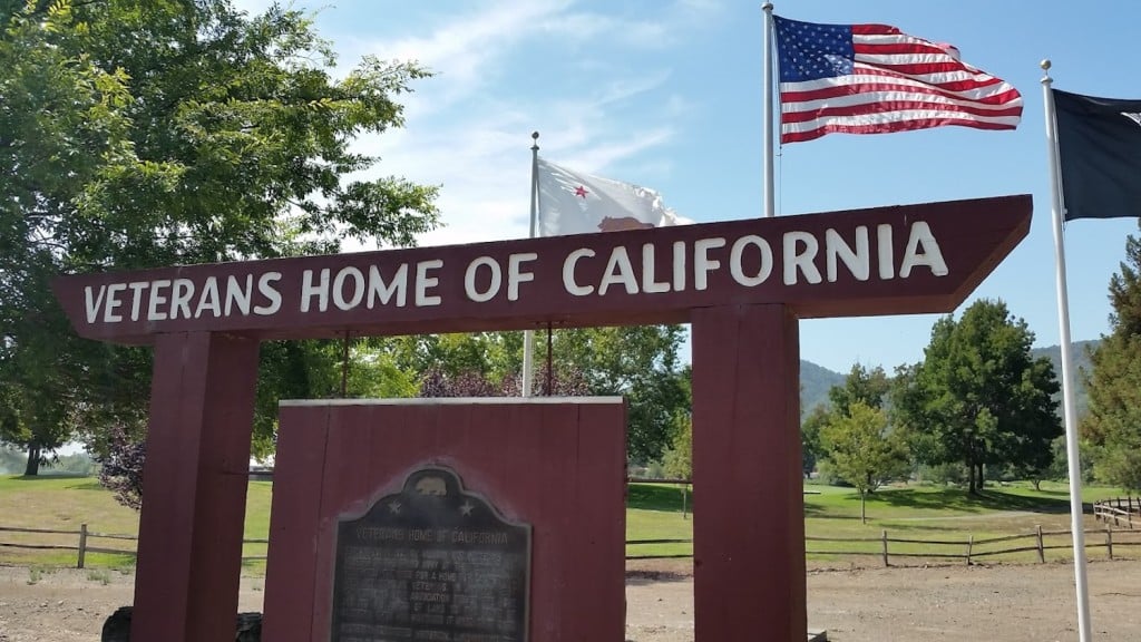 Veterans Home of California entry sign. Yountville Sun file photo