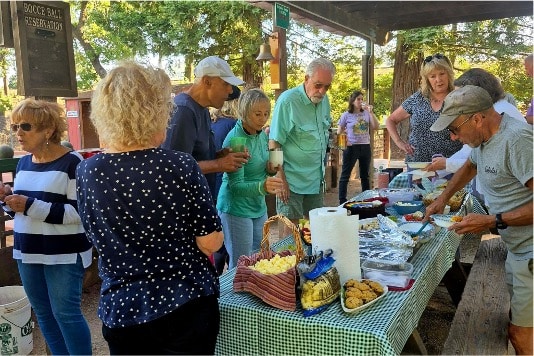 Yountville Bocce, Wednesday night celebration. Sherry Breitigam photo