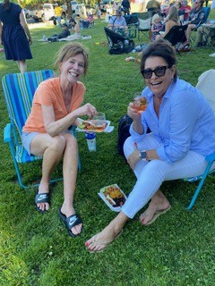 Yountville locals Kate O’Reilly and Adrienne Vedera. Susan Wiechers photo