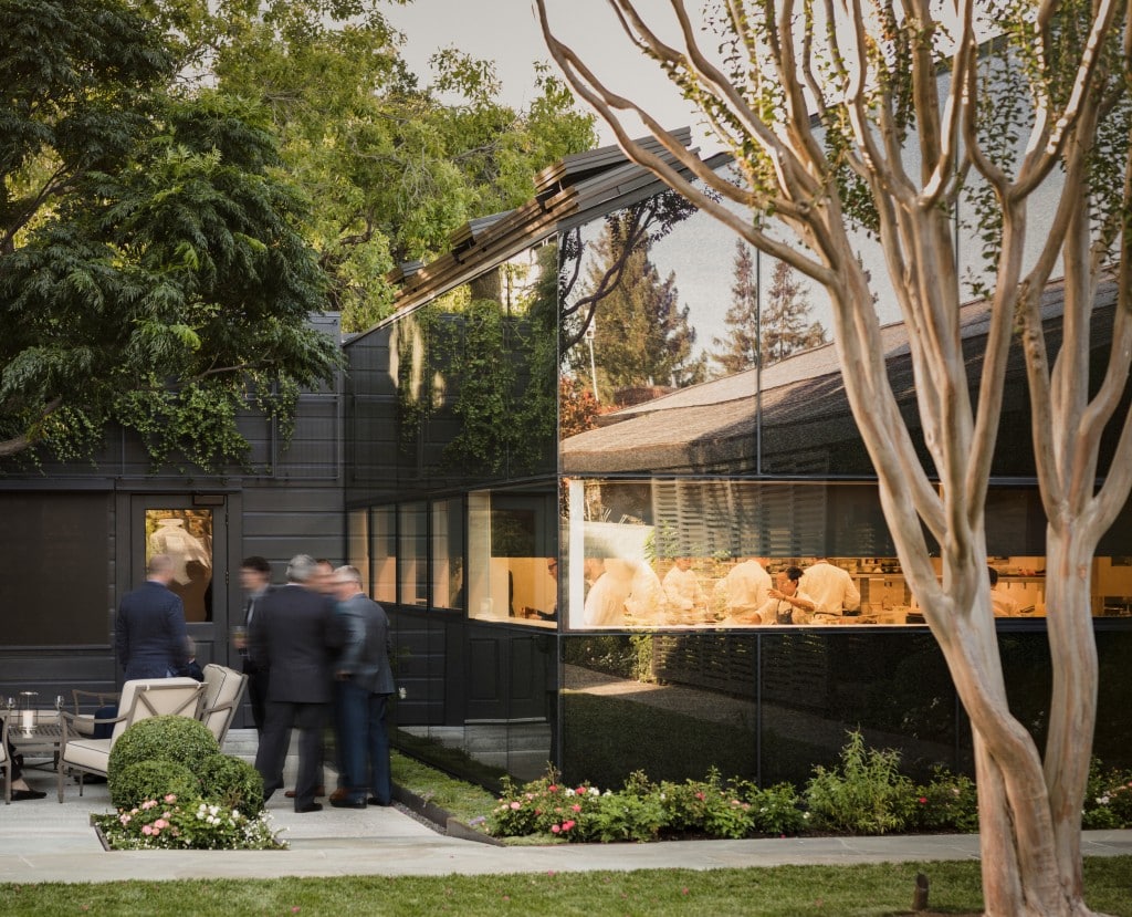 The exterior of the kitchen at The French Laundry in Yountville. Michael Grimm photo
